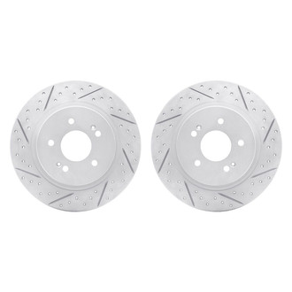 R1 Concepts® - Drilled and Slotted Disc Brake Rotor Set
