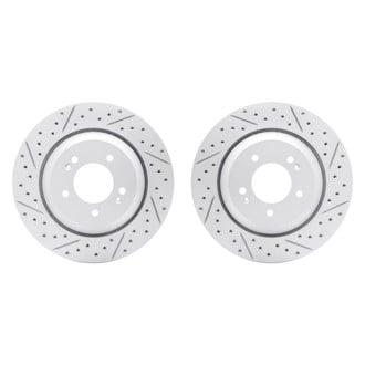 R1 Concepts® - Drilled and Slotted Disc Brake Rotor Set