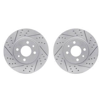 R1 Concepts® - Drilled and Slotted Disc Brake Rotor Set
