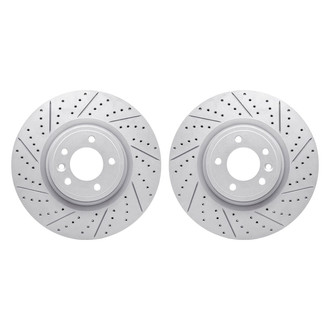R1 Concepts® - Drilled and Slotted Disc Brake Rotor Set
