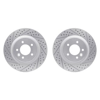 R1 Concepts® - Drilled and Slotted Disc Brake Rotor Set