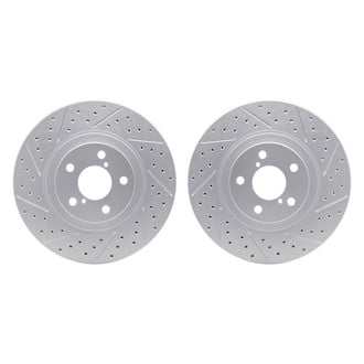 R1 Concepts® - Drilled and Slotted Disc Brake Rotor Set