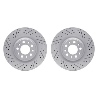 R1 Concepts® - Drilled and Slotted Disc Brake Rotor Set