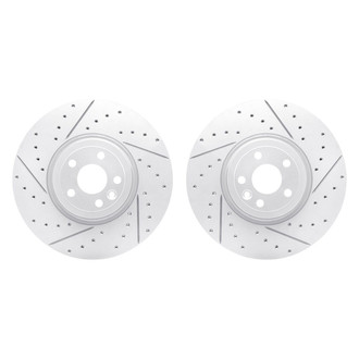 R1 Concepts® - Drilled and Slotted Disc Brake Rotor Set