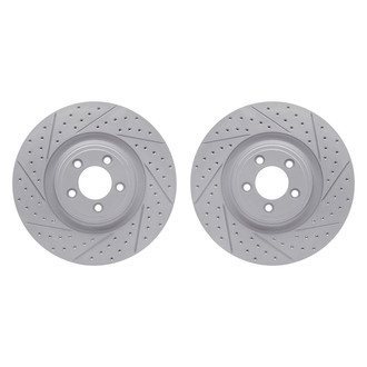 R1 Concepts® - Drilled and Slotted Disc Brake Rotor Set