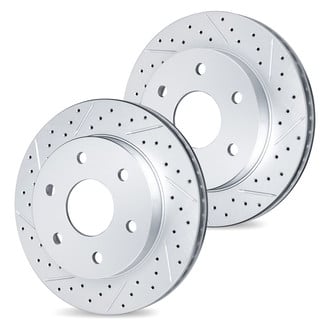 R1 Concepts® - Drilled and Slotted Disc Brake Rotor Set