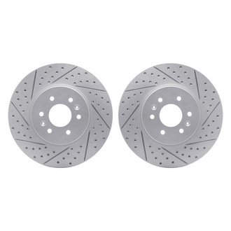 R1 Concepts® - Drilled and Slotted Disc Brake Rotor Set