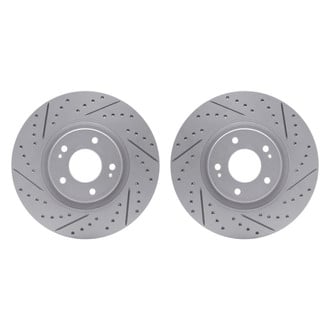 R1 Concepts® - Drilled and Slotted Disc Brake Rotor Set
