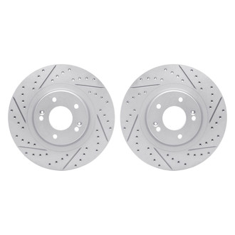 R1 Concepts® - Drilled and Slotted Disc Brake Rotor Set