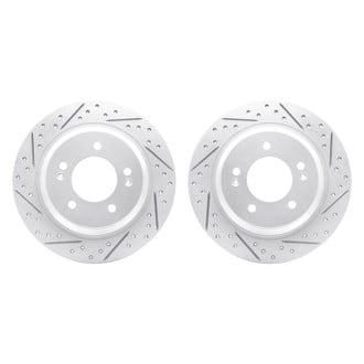 R1 Concepts® - Drilled and Slotted Disc Brake Rotor Set