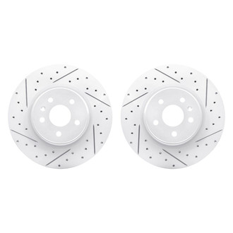 R1 Concepts® - Drilled and Slotted Disc Brake Rotor Set