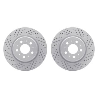 R1 Concepts® - Drilled and Slotted Disc Brake Rotor Set