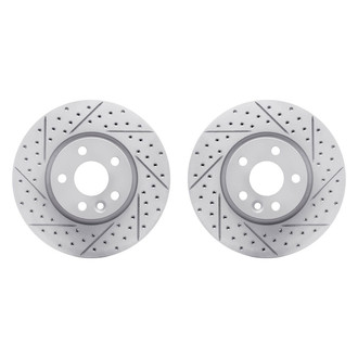 R1 Concepts® - Drilled and Slotted Disc Brake Rotor Set