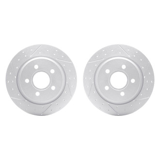R1 Concepts® - Drilled and Slotted Disc Brake Rotor Set