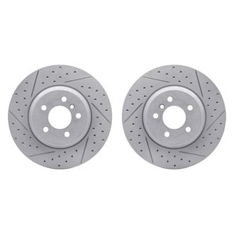 R1 Concepts® - Drilled and Slotted Disc Brake Rotor Set