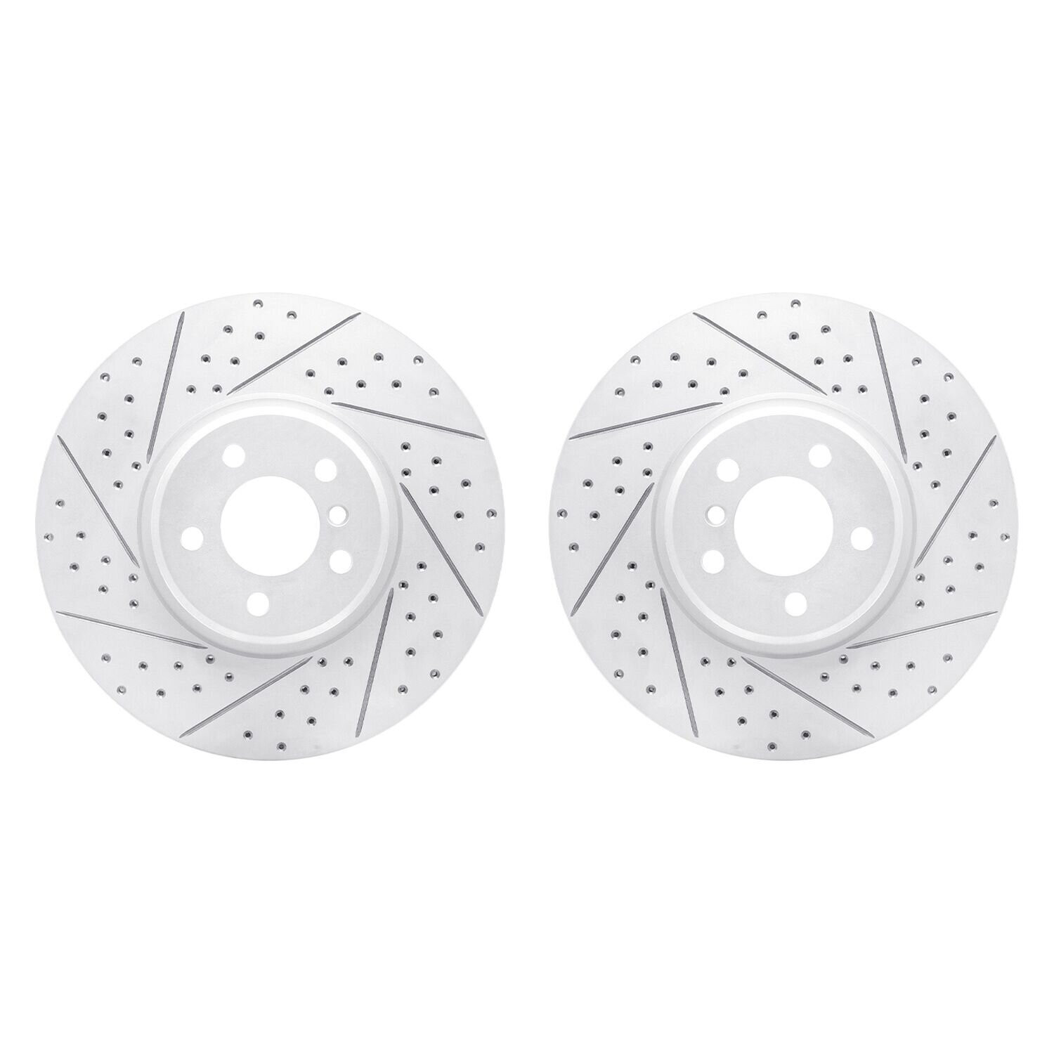 R1 Concepts Front Rear Brake Rotor Kit |Brake Rotors| Brake Disc |Drilled And Slotted WBPN2-80006