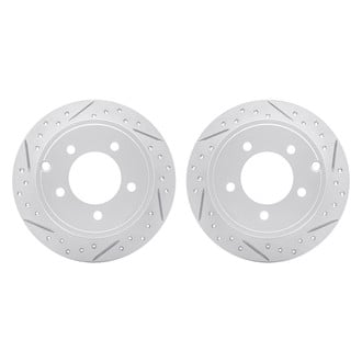 R1 Concepts® - Drilled and Slotted Disc Brake Rotor Set