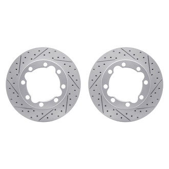 R1 Concepts® - Drilled and Slotted Disc Brake Rotor Set