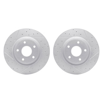 R1 Concepts® - Drilled and Slotted Disc Brake Rotor Set
