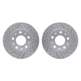 R1 Concepts® - Drilled and Slotted Disc Brake Rotor Set