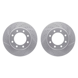 R1 Concepts® - Drilled and Slotted Disc Brake Rotor Set