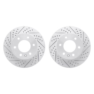 R1 Concepts® - Drilled and Slotted Disc Brake Rotor Set