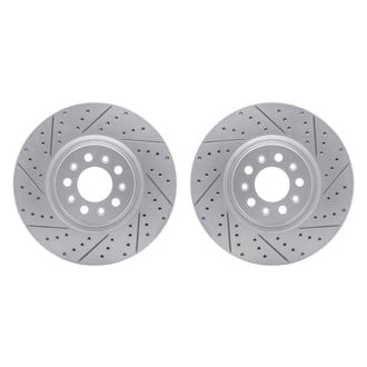 R1 Concepts® - Drilled and Slotted Disc Brake Rotor Set
