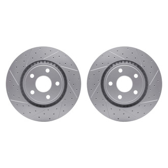 R1 Concepts® - Drilled and Slotted Disc Brake Rotor Set