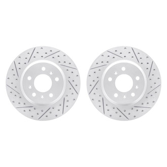R1 Concepts® - Drilled and Slotted Disc Brake Rotor Set
