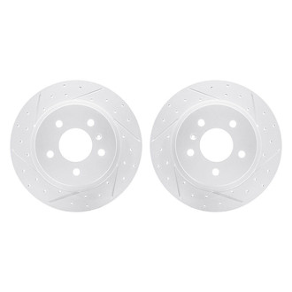 R1 Concepts® - Drilled and Slotted Disc Brake Rotor Set
