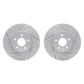 R1 Concepts® - Drilled and Slotted Disc Brake Rotor Set