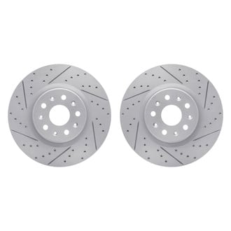 R1 Concepts® - Drilled and Slotted Disc Brake Rotor Set