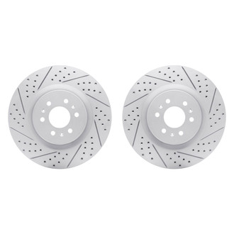 R1 Concepts® - Drilled and Slotted Disc Brake Rotor Set