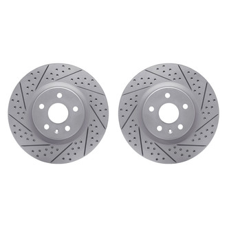 R1 Concepts® - Drilled and Slotted Disc Brake Rotor Set