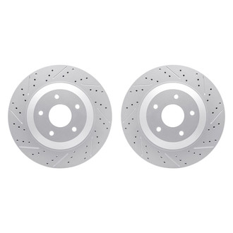 R1 Concepts® - Drilled and Slotted Disc Brake Rotor Set