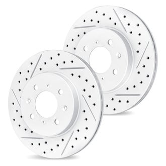 R1 Concepts® - Drilled and Slotted Disc Brake Rotor Set