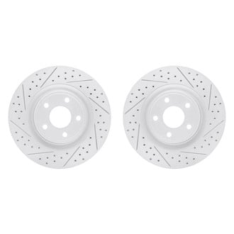 R1 Concepts® - Drilled and Slotted Disc Brake Rotor Set