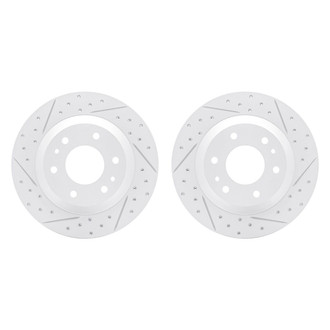 R1 Concepts® - Drilled and Slotted Disc Brake Rotor Set