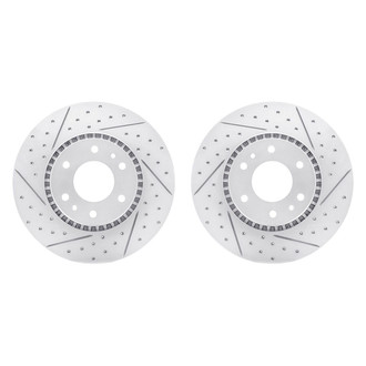 R1 Concepts® - Drilled and Slotted Brake Rotor Set