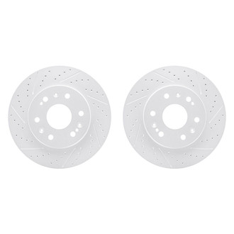 R1 Concepts® - Drilled and Slotted Disc Brake Rotor Set