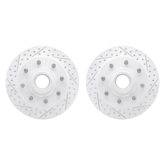 R1 Concepts® - Drilled and Slotted Disc Brake Rotor Set