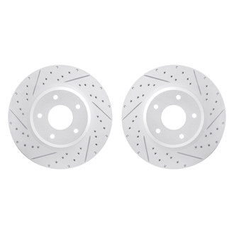 R1 Concepts® - Drilled and Slotted Disc Brake Rotor Set