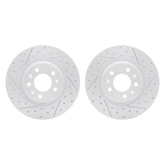 R1 Concepts® - Drilled and Slotted Disc Brake Rotor Set