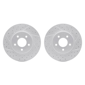 R1 Concepts® - Drilled and Slotted Disc Brake Rotor Set