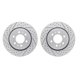 R1 Concepts® - Drilled and Slotted Disc Brake Rotor Set