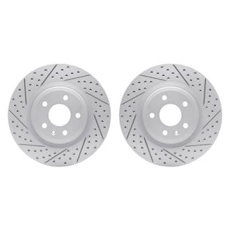 R1 Concepts® - Drilled and Slotted Disc Brake Rotor Set