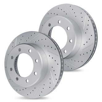 R1 Concepts® - Drilled and Slotted Brake Rotor Set