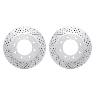 R1 Concepts® - Drilled and Slotted Disc Brake Rotor Set