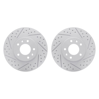 R1 Concepts® - Drilled and Slotted Disc Brake Rotor Set