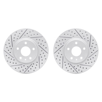 R1 Concepts® - Drilled and Slotted Brake Rotor Set